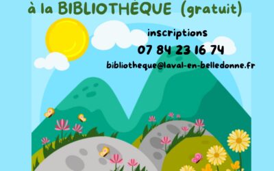 Cercle conteur à la bibliothèque