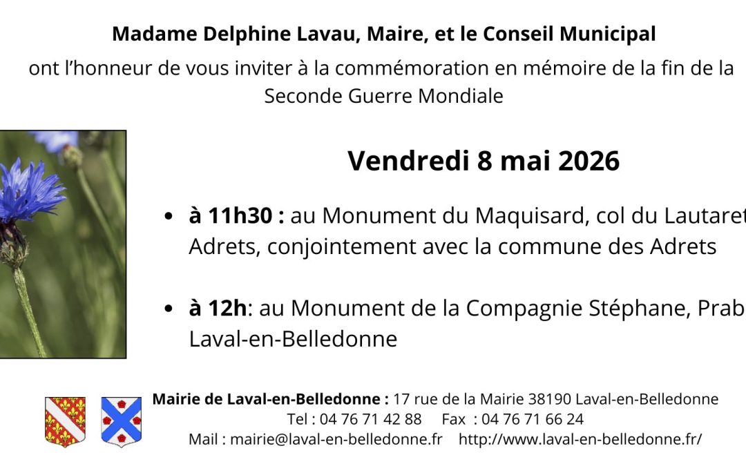 Cérémonie du 8 mai