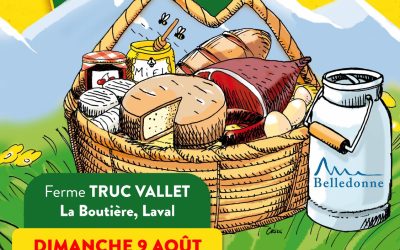 Marché fermier à la Boutière