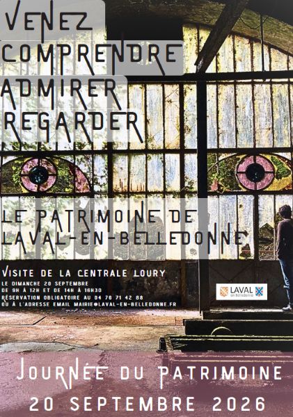 Visite de la centrale Loury – Journée du patrimoine