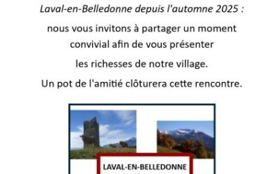 Accueil des nouveaux Lavallois samedi 7 novembre